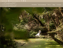 Tablet Screenshot of luminantweddings.com